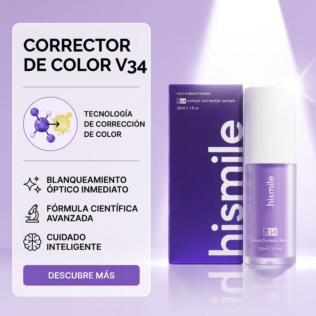 hismile V34, sérum corrector de color