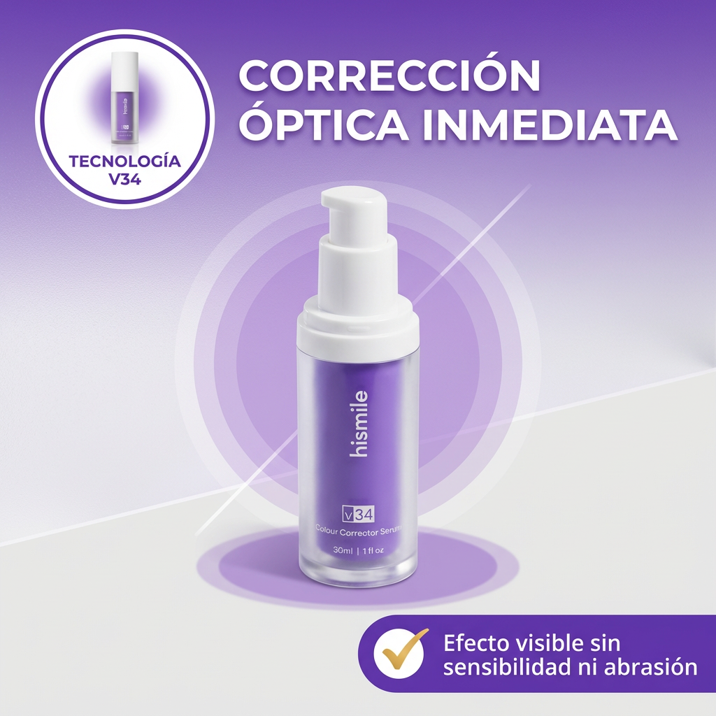Corrección óptica inmediata, efecto visible sin sensibilidad
